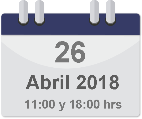 Calendario 26 Abril 2018